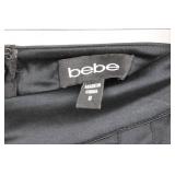 BeBe Striped Pants - Black & White Vertical Stripes, Size M