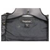 BeBe Striped Pants - Black & White Vertical Stripes, Size M