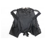 BeBe Striped Pants - Black & White Vertical Stripes, Size M