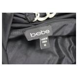 BeBe Striped Pants - Black & White Vertical Stripes, Size M