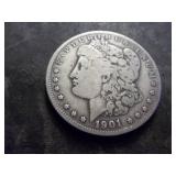1901 S Morgan Silver Dollar