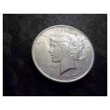 1922 Pease Silver Dollar Double Die Obverse-Numbers Very Easy To See!