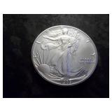 1989 Silver Eagle 1 Oz Fine Silver From UNC Roll