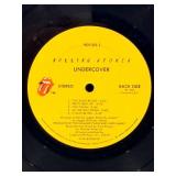 Rolling Stones Undercover LP (1983) - 12-inch Vinyl & 3 Art Prints (Lot of 4)