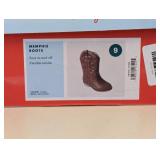 NEW CAT & JACK MEMPHIS BOOTS SIZE 9 COGNAC