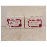 (2) NEW DOVE FROSTED PLUM BERRY BAR SOAP 4PK