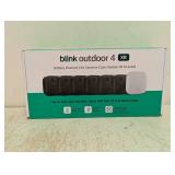 NEW BLINK OUTDOOR 4 BATTERY POWERED CAMERAS 6PK