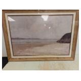 NEW COASTAL BEACH WALL ART FRAMED