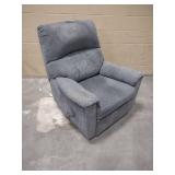 grey recliner