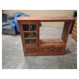 Riley holiday furniture co solid wood mission tv entertainment stand