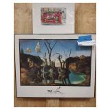 cygnes reflechis en elephants print. the temple bar.