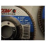 CGW Abrasives Flap Disc Z3 4 1/2 x 7/8 (New) Qty 10