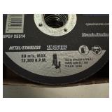 GCW Abrasives Quickie Cut Extra Thin Cut-Off Wheel (New) Qty ~ 25