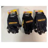 Iron Clad General Utility XXL Gloves (Qty 3) NEW