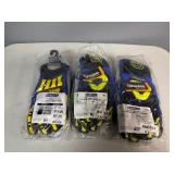 Iron Clad Large Gloves: Kong Cold Condition Waterproof (Qty 1) and Industrial Impact Rigger Insulated Waterproof (Qty 2)