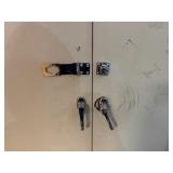 Two Door Cabinet, Lock (No Keys) 36" x 18" x 72"