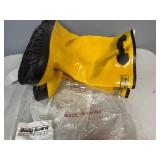 17" Yellow Slush Boots (Size 11)