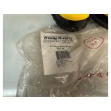 17" Yellow Slush Boots (Size 13)