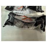 Body Guard Safety Glasses 17 Series Black with Orange Pad, Clean Anti-Fog Lens (Qty 10)