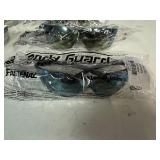 Fastenal G8 Safety Glasses Black Frame Gold Mirror Lens (Qty 8)