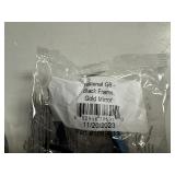 Fastenal G8 Safety Glasses Black Frame Gold Mirror Lens (Qty 8)