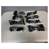 Body Gaurd Safety Glasses 19 Series Glossy Black, Smoke Hard Coat Lens (Qty 8)