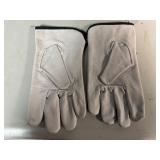 White Leather Gloves Estimated Size Medium (Qty 10)
