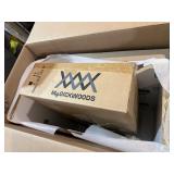 Magic Woods Vanity and Sink - Euro Stone Element White Vanity and Sink