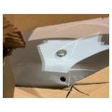 Magic Woods Vanity and Sink - Euro Stone Element White Vanity and Sink