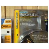 Lightech Transformer, Monster Video 2 Cable, On the Go Folding Fan, All New in Box