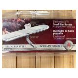 Grill Care Company Premier Stainless Steel Universal Fit Small Bar Burner for Gas Grills