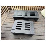 Plastic Dunnage Rack or Set Top Box 48" x 21.5" x 11.5" and 30" x 21.5" x 11.5"