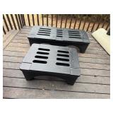 Plastic Dunnage Rack or Set Top Box 48" x 21.5" x 11.5" and 30" x 21.5" x 11.5"