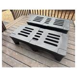 Plastic Dunnage Rack or Set Top Box 48" x 21.5" x 11.5" (Qty 2)