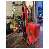 Dayton Electric Forklift.  1000 Lb Capacity.  Power up and down.  Manual push. Model No 1BS60