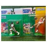 1994 and 1996 Edition Starting Lineup Jerry Rice, San Francisco 49ers in GOOD Condition-Sealed(2Total)