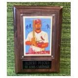 Albert Pujols St. Louis Cardinals Plaque with Ken Griffey Jr. Says... Trading Card Included