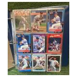 3 Large Binders Full of MLB Baseball from 80s 90s 2000s
