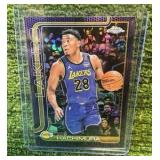 2025–26 Topps Chrome Basketball Purple Variation RUI HACHIMUR Los Angeles Lakers /75