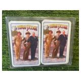Three Stooges Playing Cards- Two Decks in Good condition- All in Order