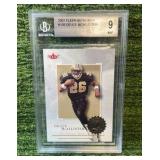 2001 Fleer Authority Deuce McAllister Beckett graded 9
