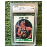 1989 Hoops, Larry "The Legend" Bird, Celtics graded GEM MT 10