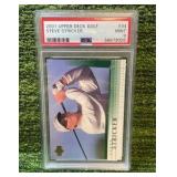 2001 Upper Deck Golf Steve Stricker PSA graded MINT 9