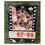 1997–1998 Upper Deck Timeframe Michael Jordan, Chicago Bulls Jumbo Card