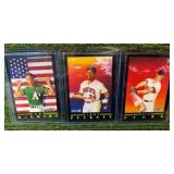1991 Fleer MLB Provisions 3 Card Lot- Mark McGuire, Kirby Puckett, & Will Clark