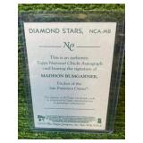 2010 Topps National CHICLE Autograph MADISON Bumgarner San Francisco Giants, Sharp On-Card Signature