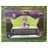 2024 Mosaic NFL Debut J.J.Mccarthyrc Minnesota Vikings rookie card RC