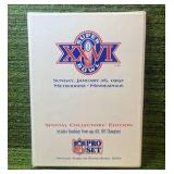 1992 Minneapolis, Metrodome Super Bowl XXVI Commemorative Sealed Book with Packs
