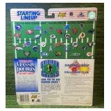 1997 Starting Lineup Classic Doubles- Joe Montana and Dwight Clark- San Francisco 49ers Winning Pairs- GOOD Condition in the Box