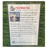 1997 Mickey Mantle Prosperities First Home Run Giant Card Collection New York Yankees